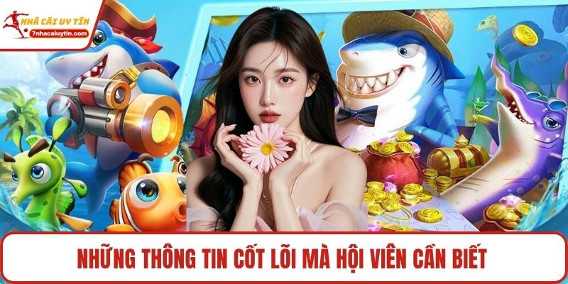 Những thông tin cốt lõi mà hội viên cần biết 